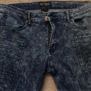 Brooklyn Xpress blue and light blue jeans